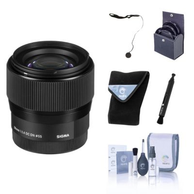 Sigma 56mm f/1.4 DC DN Contemporary Lens for L Mount with PC Software  Acc