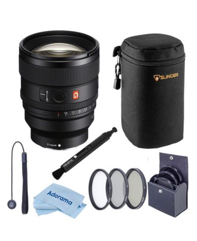 Sony FE 85mm f/1.4 G Master II Portrait Lens Bundle for Sony E-Mount