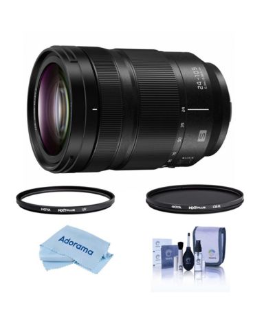 Объектив Panasonic LUMIX S 24-105mm f/4 O.I.S. для L Mount с набором фильтров Hoya NXT Plus 77mm UV+CPL и набором для чистки