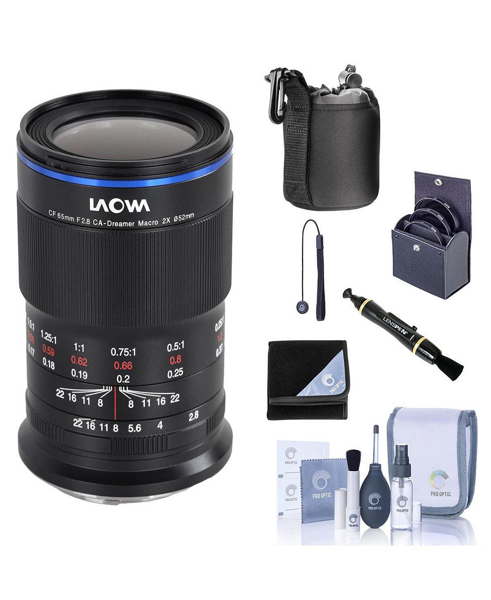 Venus Laowa 65mm f/2.8 2X Ultra Macro APO Lens for Sony E w/52mm Filter Kit