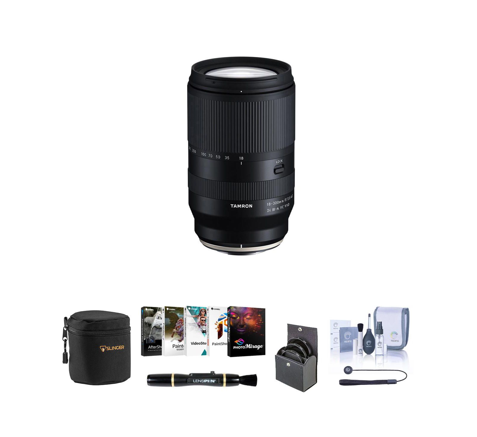 Tamron 17-70mm f/2.8 Di III-A VC RXD Lens Bundle for Fujifilm X