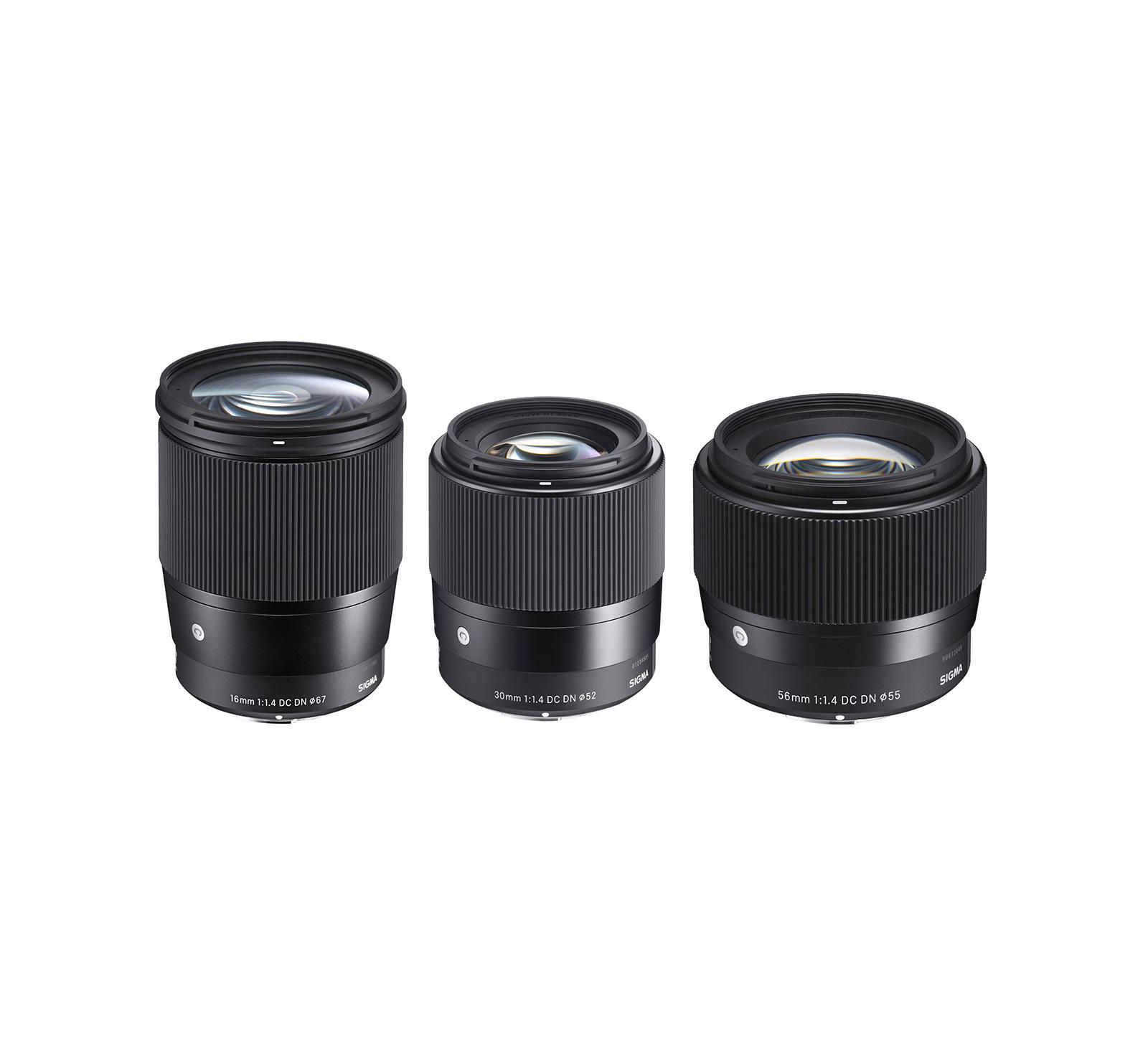 Sigma Contemporary 3-Lens f/1.4 Lens Kit for Sony E-mount