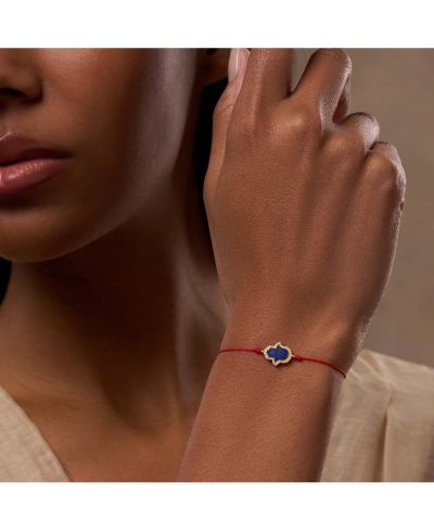 Soul’s Gratitude Hamsa Lapis Lazuli String Bracelet
