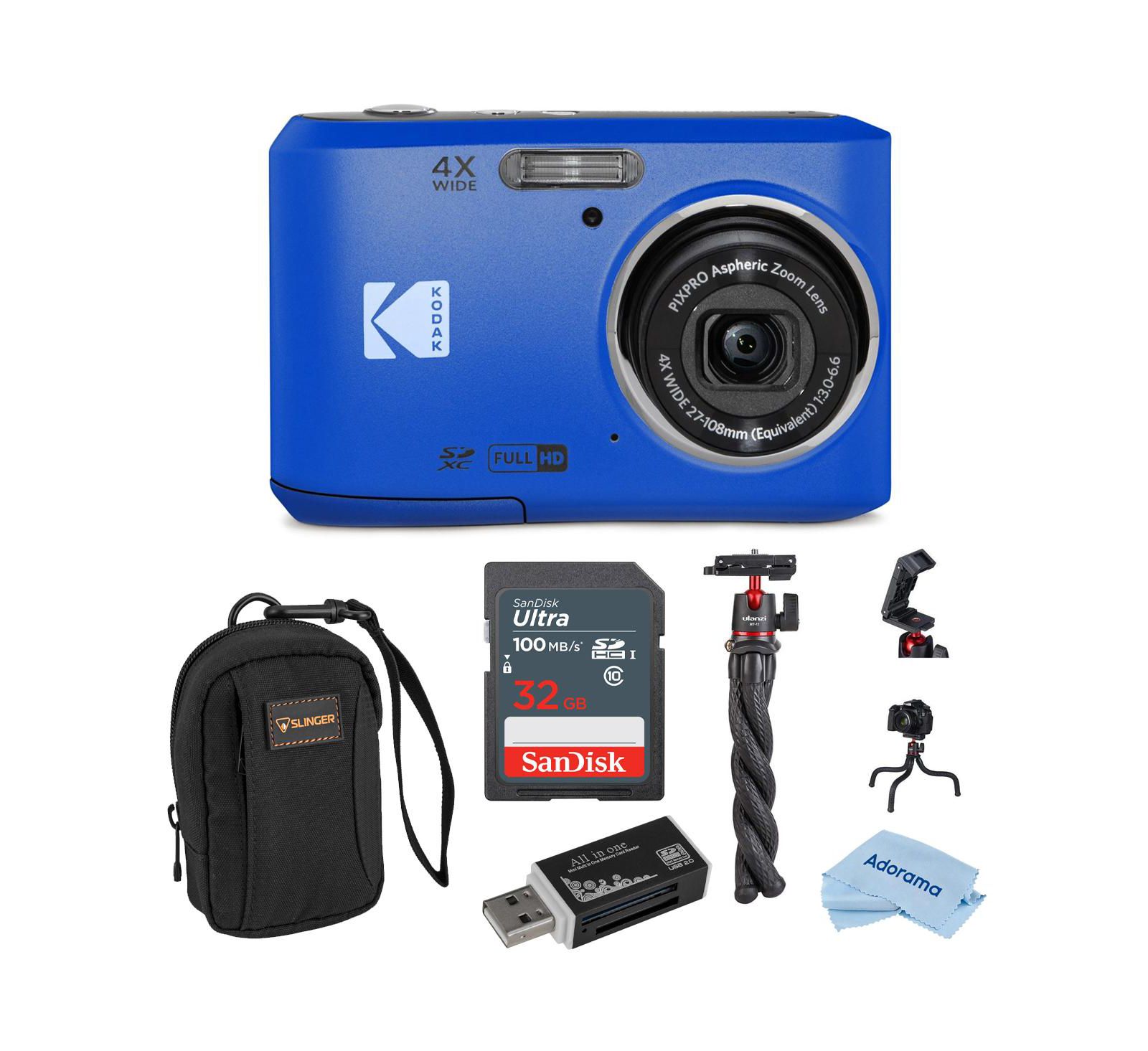 Цифровая камера Kodak PIXPRO FZ45 Friendly Zoom 16MP Full HD, светло-голубая