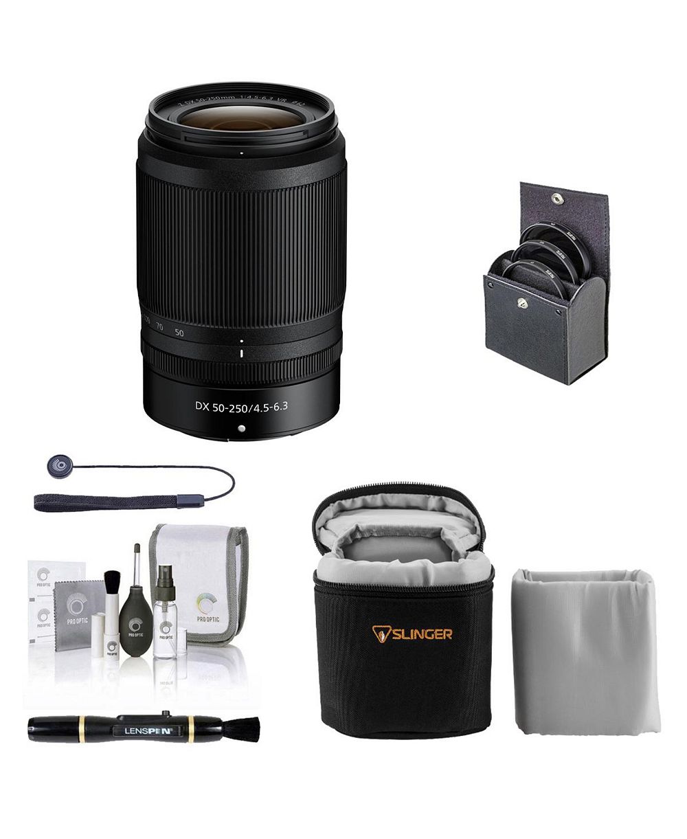 Nikon NIKKOR Z DX 50-250mm f/4.5-6.3 VR Lens with Essentials Kit