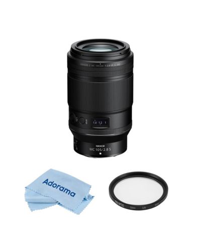 Объектив Nikon NIKKOR Z MC 105mm f/2.8 VR S с фильтром ProOptic Pro Digital 62mm и салфеткой