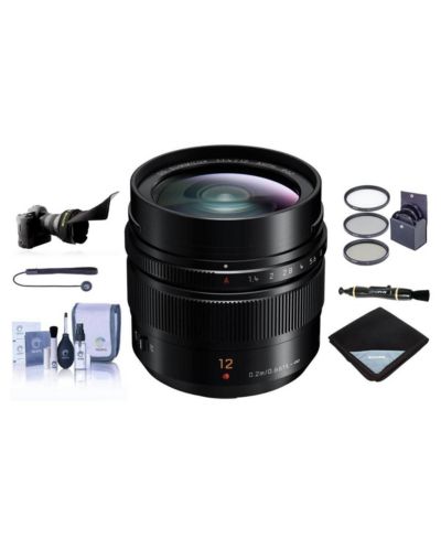 Panasonic Leica DG Summilux 12mm f/1.4 Lens for MFT with Lens Shade