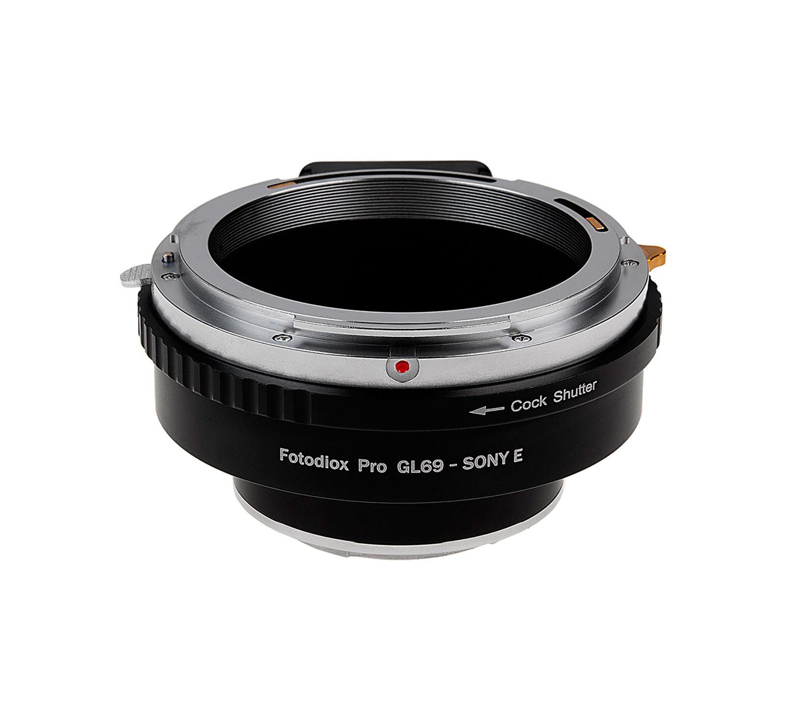 Адаптер объектива Fotodiox Pro Lens Mount Fujica GL69 to Sony Alpha E