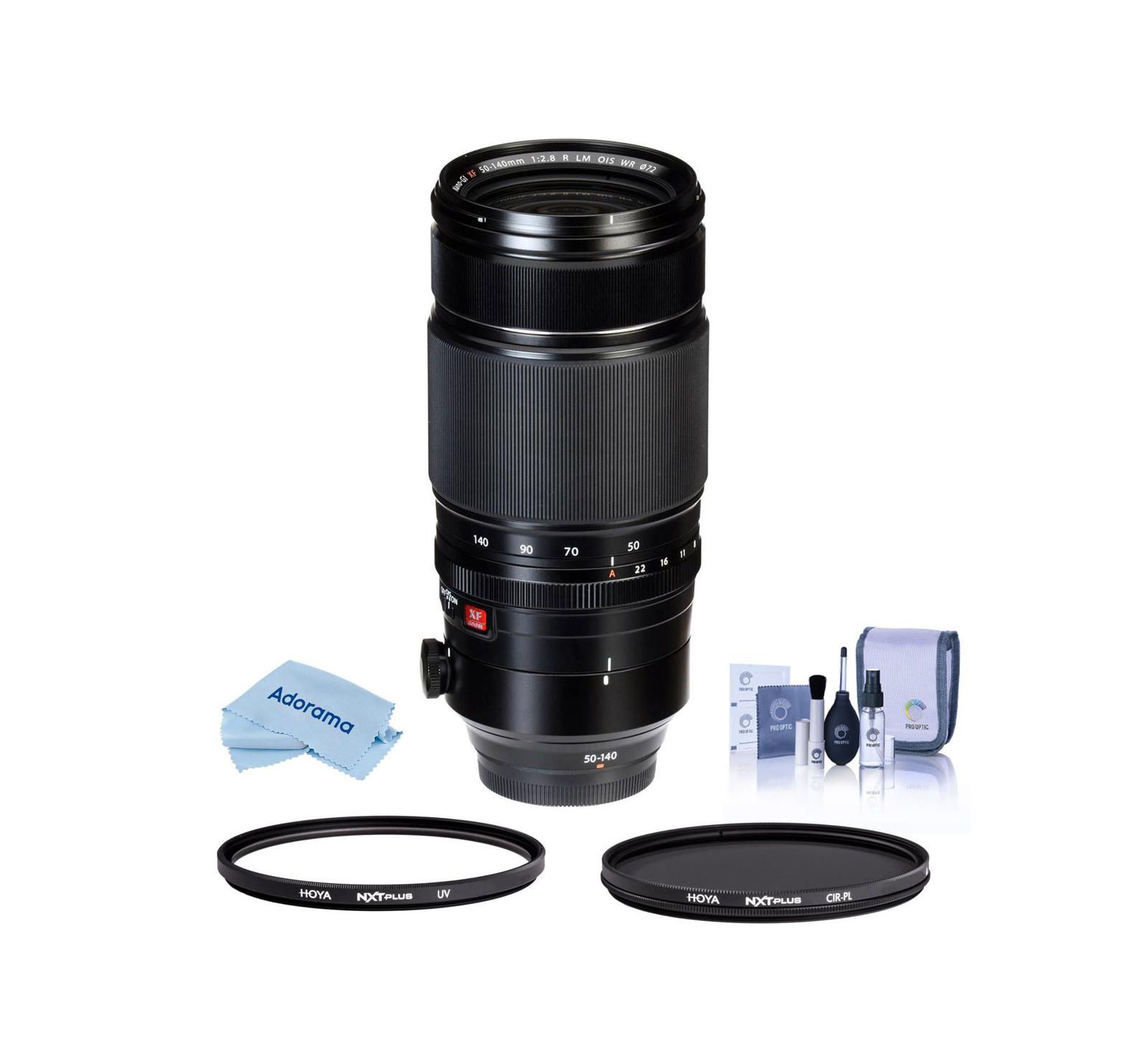 Fujifilm XF 50-140mm (76-213mm) F2.8 R LM OIS WR (устойчивый к погодным условиям) объектив - комплект с фильтром Hoya NXT Plus 72mm 10-слойный HMC UV, 72mm NXT Circular