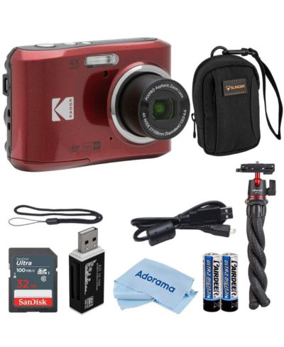 Цифровая камера Kodak PIXPRO FZ45 Friendly Zoom 16MP Full HD, комплект с картой памяти 32GB и сумкой