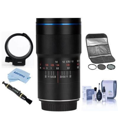 Venus Laowa 100mm f/2.8 2x Ultra Macro APO Lens for Canon EF, Bundle with Hoya 67mm Filter Kit II, Tripod Collar, Lens Cleaner, Cleaning Kit, Cleaning