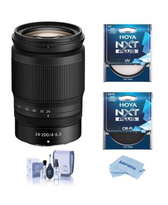 Nikon NIKKOR Z 24-200mm f/4-6.3 VR Lens,Bundle w/Tiffen 67mm UV/CPL Filters