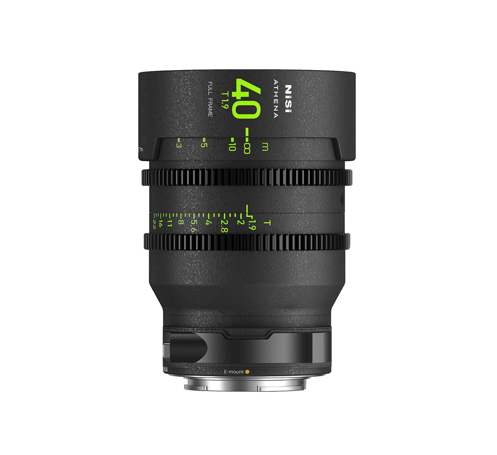 Объектив NiSi ATHENA PRIME 40mm T1.9 Cine с держателем фильтра, Sony E