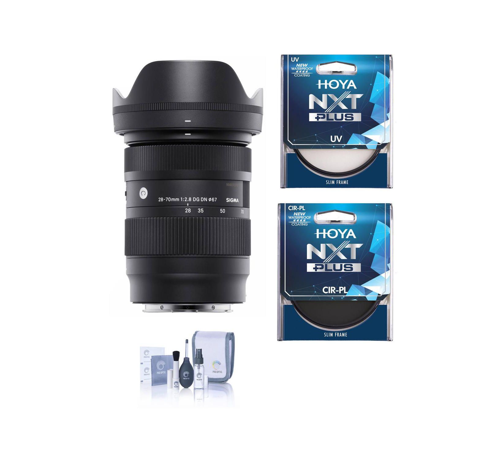 Sigma объектив 28-70mm f/2.8 DG DN Contemporary для Sony E, комплект с фильтрами Tiffen 67mm UV и CPL