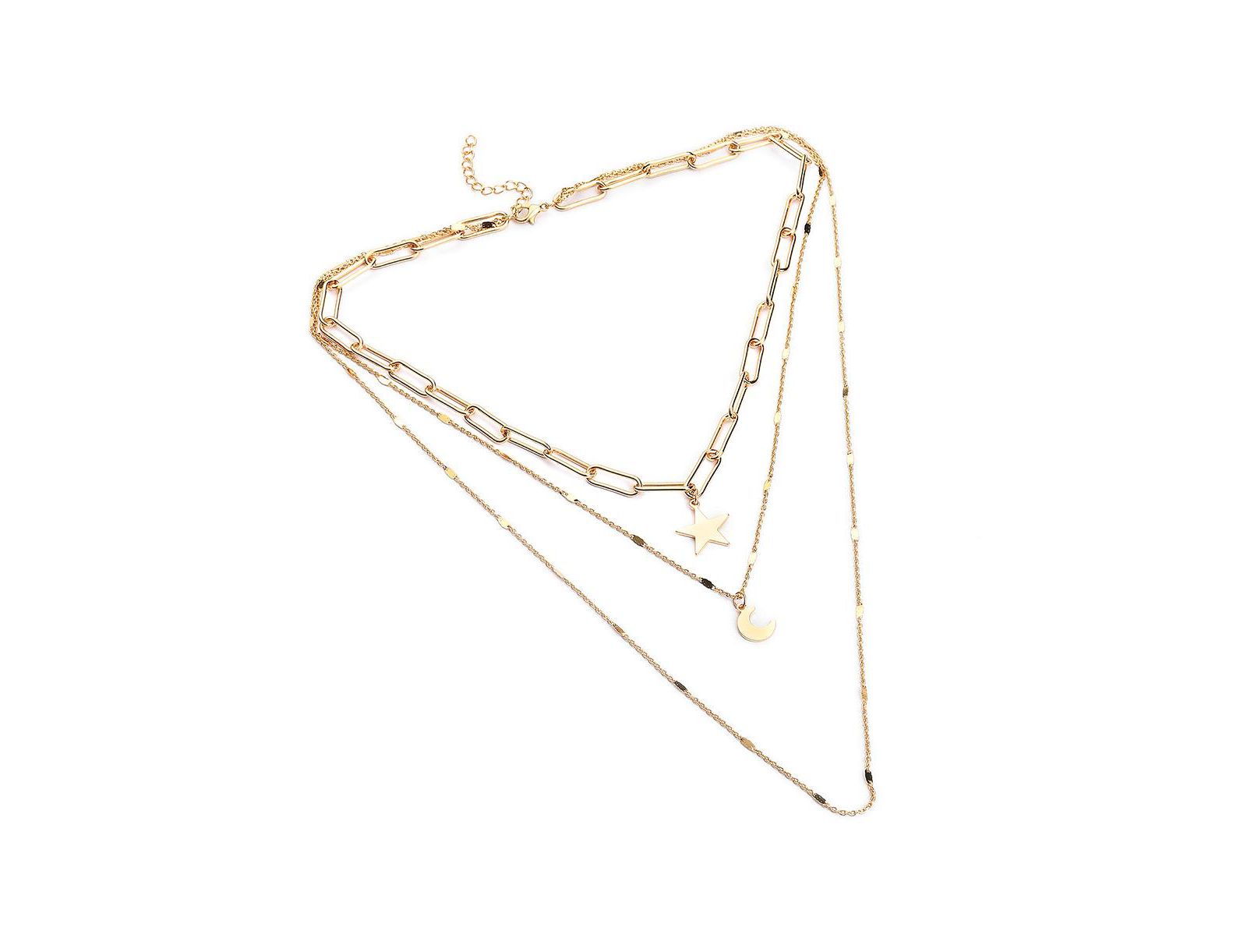 SOHI Women's Everyday Multi-Layer Necklace