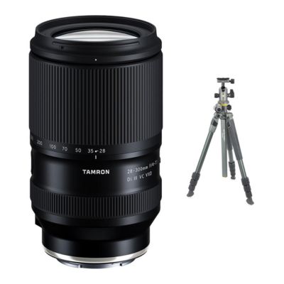 Объектив Tamron 28-300mm f/4-7.1 Di III VC VXD и алюминиевый штатив ALTA PRO 2+