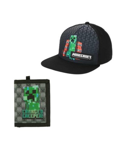 Набор Minecraft: кепка snapback и кошелек