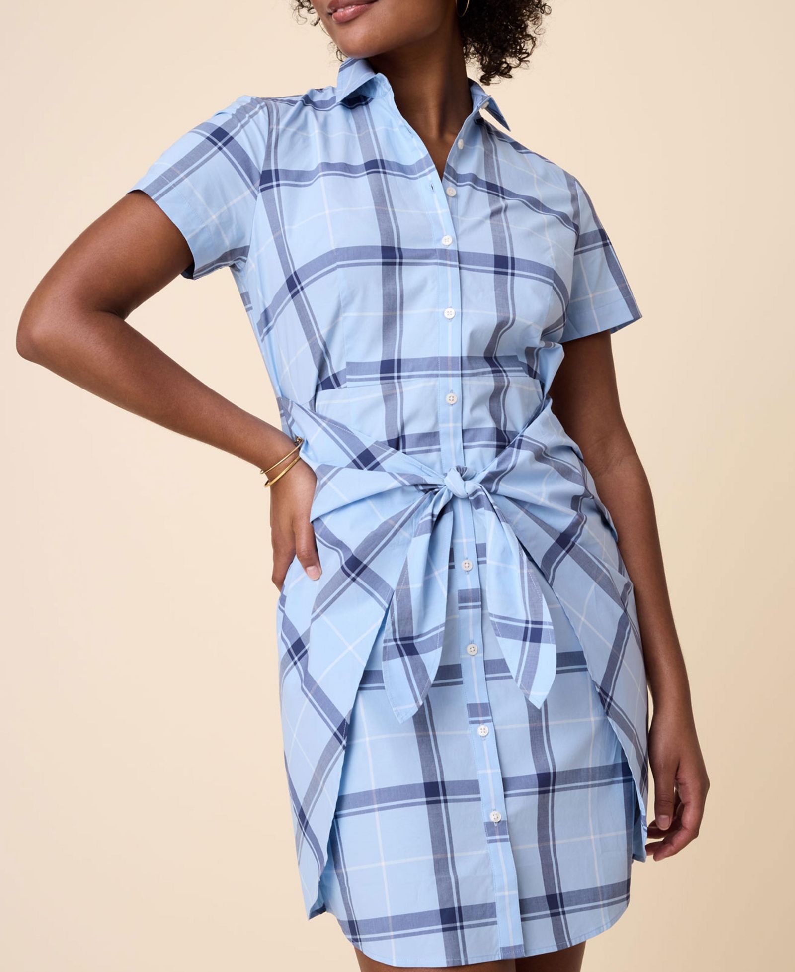 Женское платье-рубашка UNTUCKit Stretch Cotton Short Sleeve Caroline