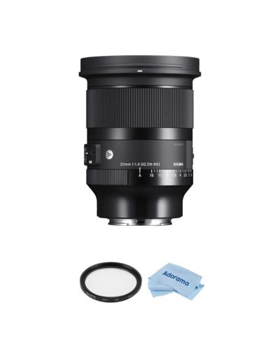 Sigma 20mm f/1.4 DG DN Art Lens for Sony E with Accessories Kit