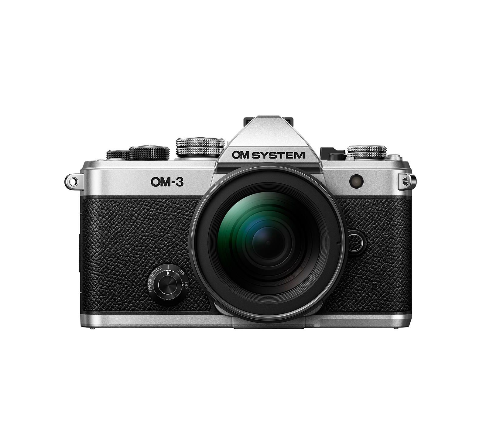 Om System Om-3 Compact Weather-Resistant 4K Mirrorless Camera with M.Zuiko Digital Ed 12-45mm f/4 Pro Lens