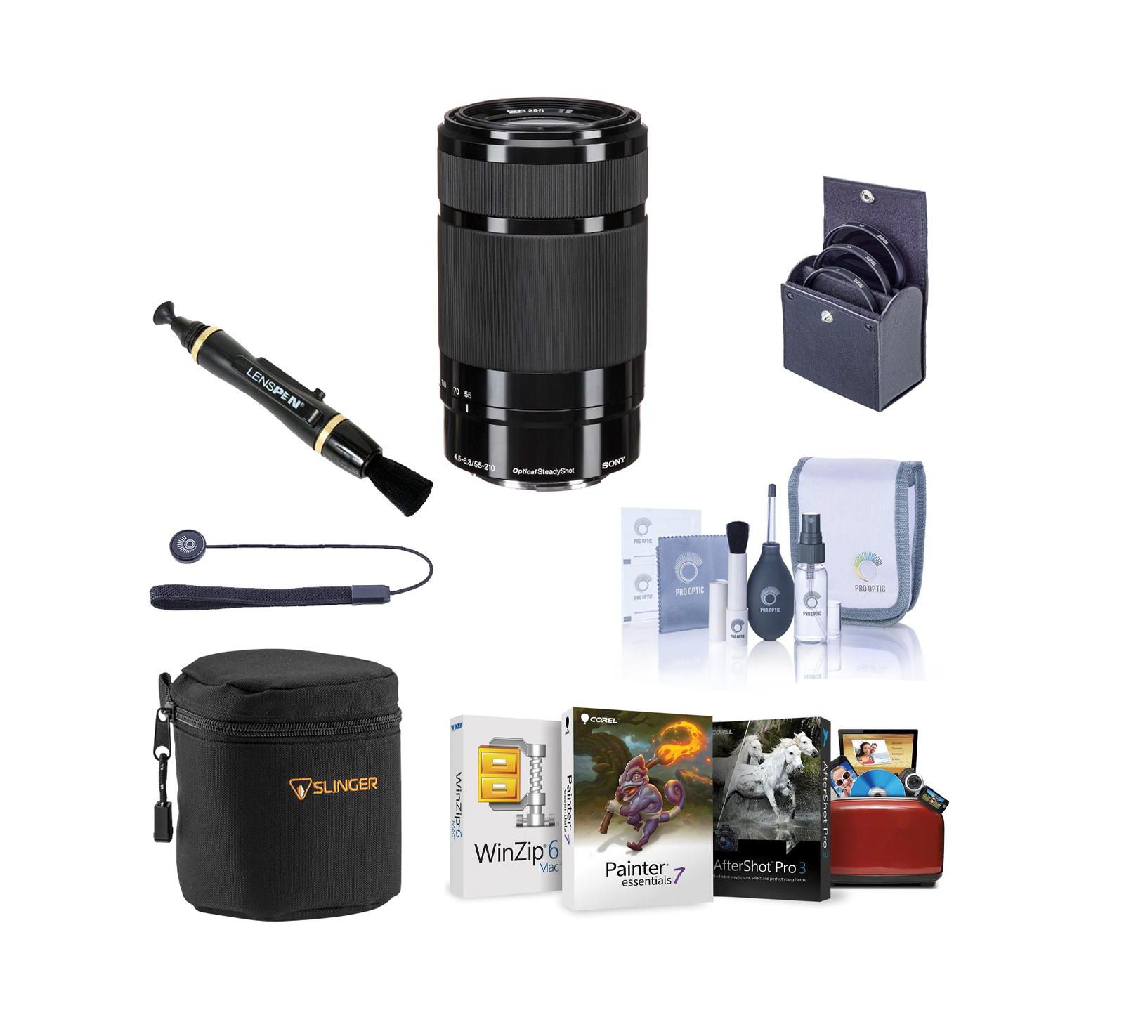 Sony E 55-210mm f/4.5-6.3 OSS Optical SteadyShot Telephoto Zoom Lens for Sony E Mount
