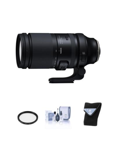 Tamron 150-500mm f/5-6.7 Di III VC VXD объектив для Fujifilm X в комплекте с 82mm UV фильтром, чехлом для объектива и набором для чистки