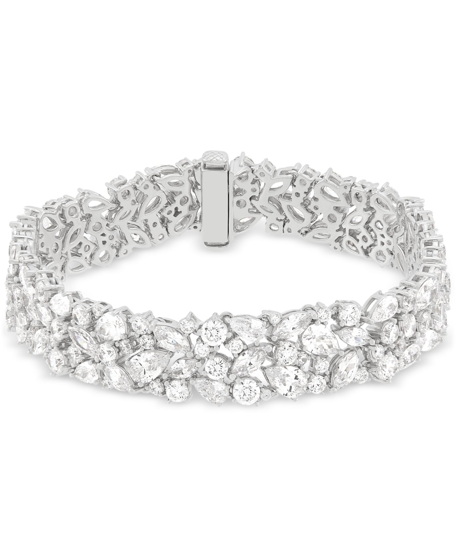 Arabella Cubic Zirconia Bangle (40-1/4 ct. t.w.) in Sterling Silver