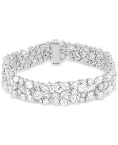 Arabella Cubic Zirconia Bangle (40-1/4 ct. t.w.) in Sterling Silver