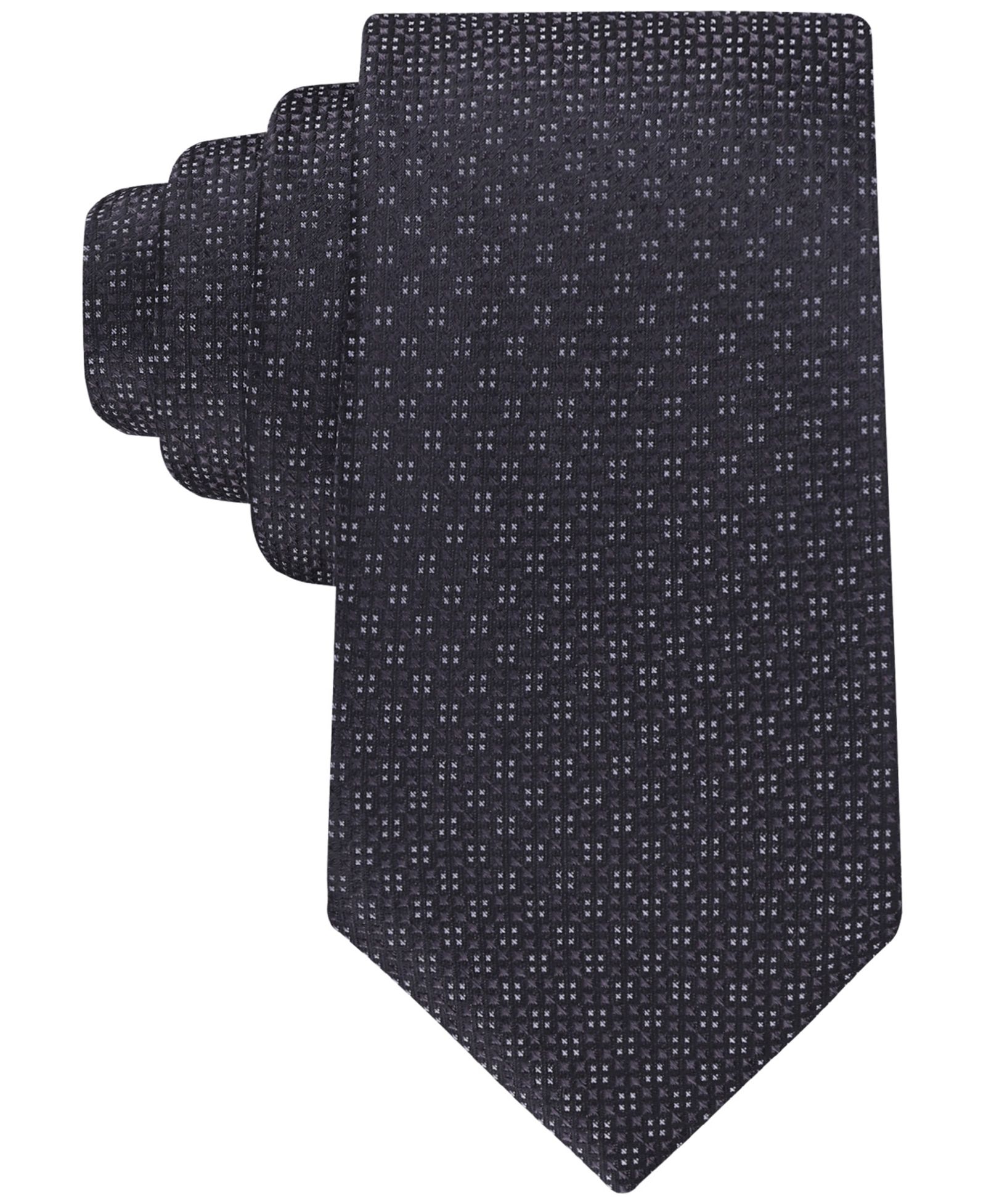 Calvin Klein Men's Ramos Textured Geo-Pattern Tie