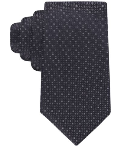 Calvin Klein Men's Ramos Textured Geo-Pattern Tie