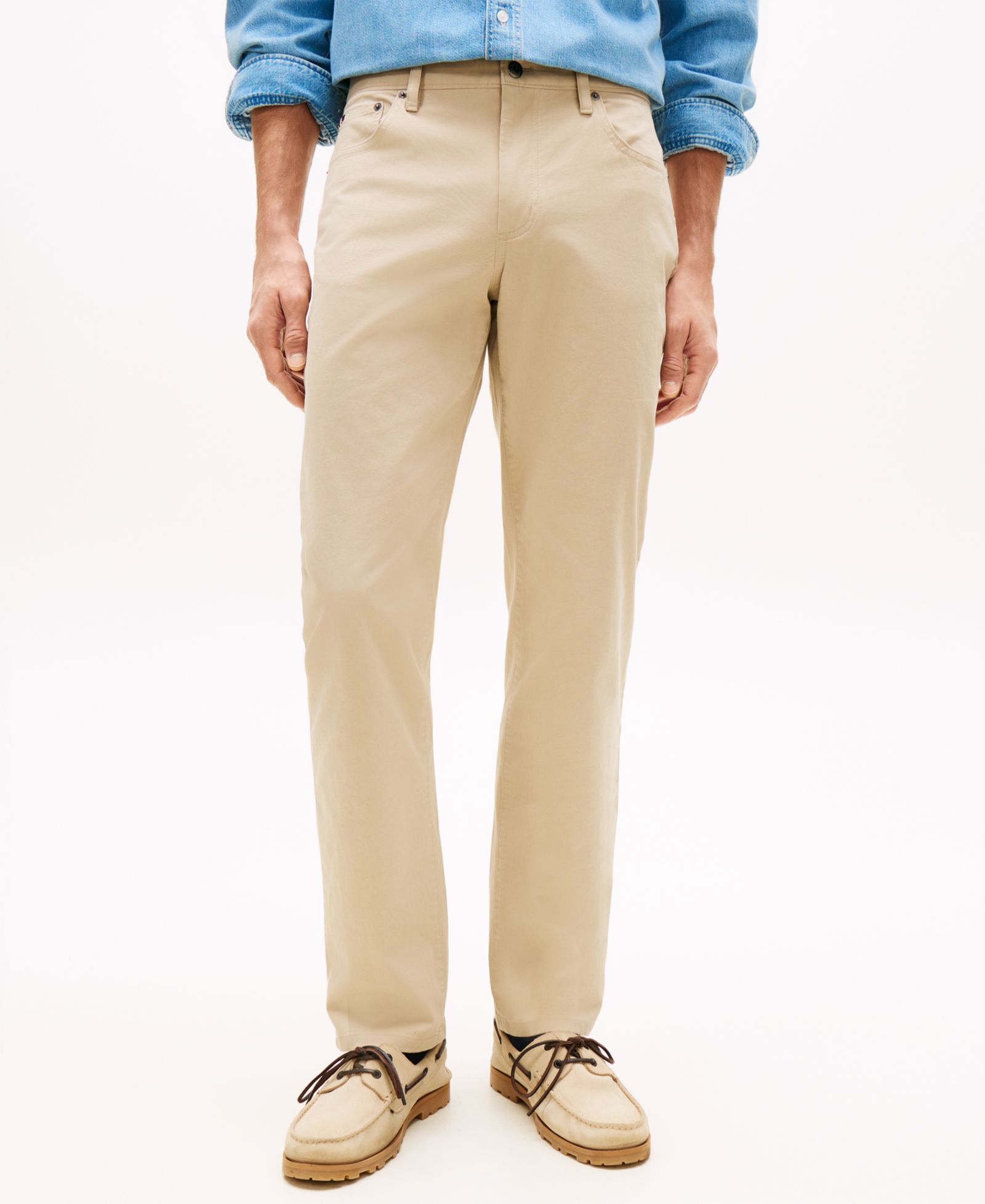 Tommy Hilfiger Men's Denton Straight-Fit Five-Pocket Stretch Twill Pants