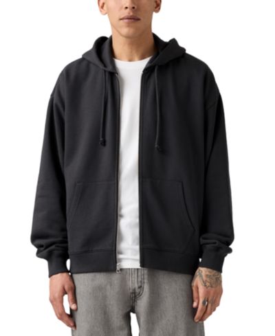 Levi's® Men's Relaxed Fit Cropped Full-Zip Hoodie