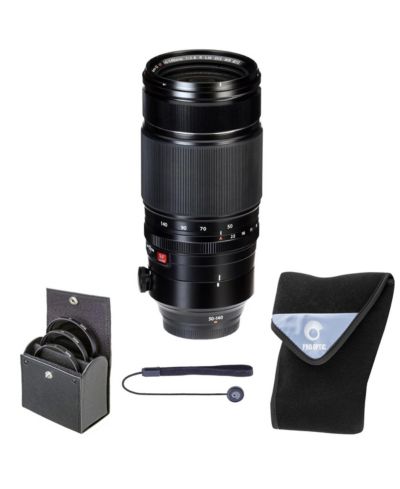 Fujifilm XF 50-140mm f/2.8 R LM OIS WR Lens, w/72mm Filter Kit  Lens Wrap
