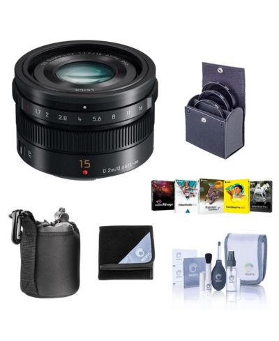 Panasonic PANASONIC15/1.7 LEICA LENS F/M4/3,BL K