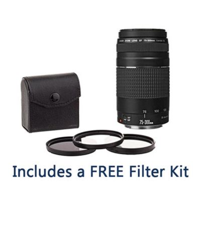 Canon EF 75-300mm f/4-5.6 III объектив с фильтром
