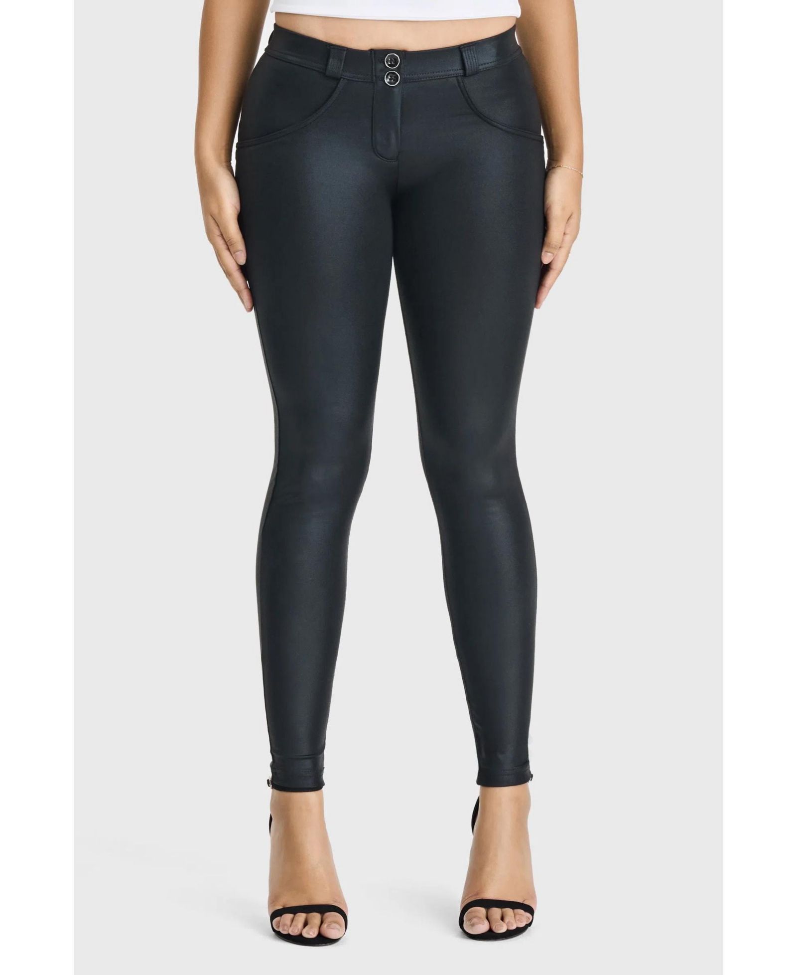 Женские облегающие джинсы Freddy Mid-Rise Sculpting Skinny Disco