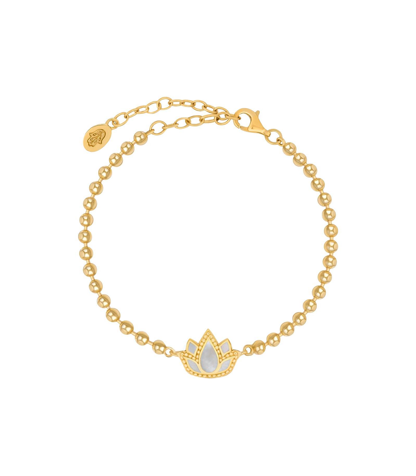 Karma and Luck браслет Lotus Mother of Pearl