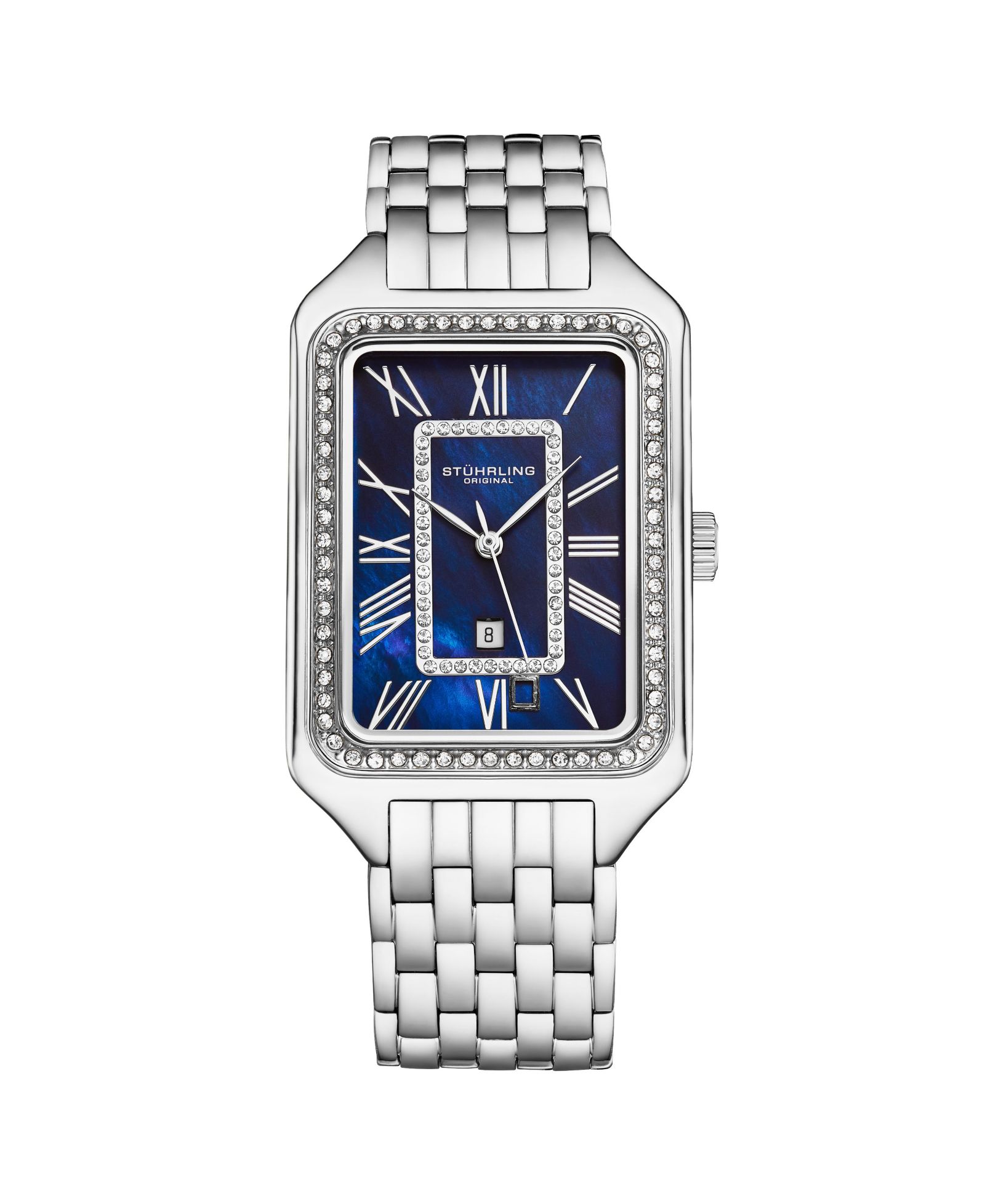 Stuhrling Lustra Кварцевые часы rectangle, 32mm, с кристаллами