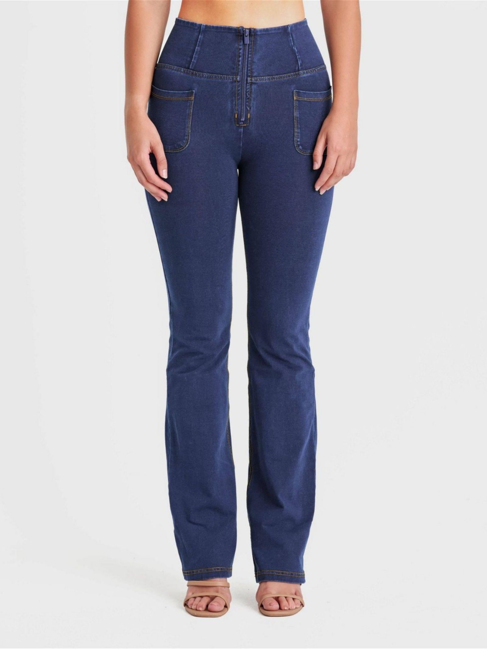Freddy Women's Super High-Rise Sculpting Flare Jeans