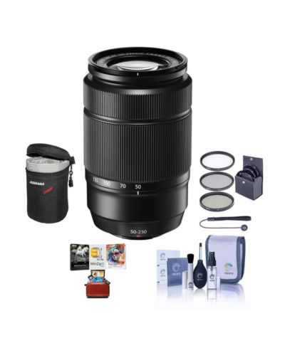 Объектив Fujifilm XC 50-230mm f/4.5-6.7 OIS II, Black, комплект с фильтром 58mm и ПО Mac