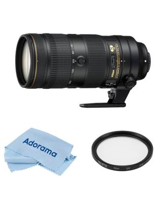 Объектив Nikon 70-200mm f/2.8E FL ED AF-S NIKKOR VR с фильтром и салфеткой