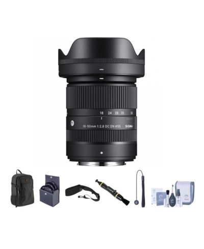 Объектив Sigma 18-50mm f/2.8 DC DN Contemporary для Fujifilm X с набором аксессуаров