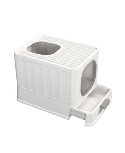 BINGOPAW Drawer Cat Litter Box With Anti-Splash Front Entry & Scoop