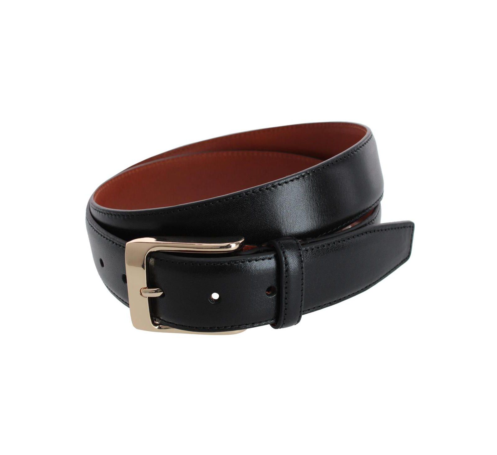 TRAFALGAR Men's Cornelius 35mm Cortina Leather Dress Belt