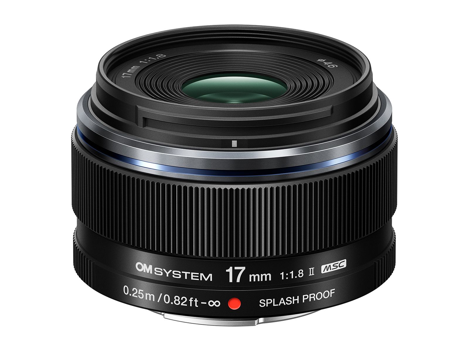 Om System M.Zuiko Digital 17mm f/1.8 II Wide-Angle Splash-Proof Lens for Micro Four Thirds