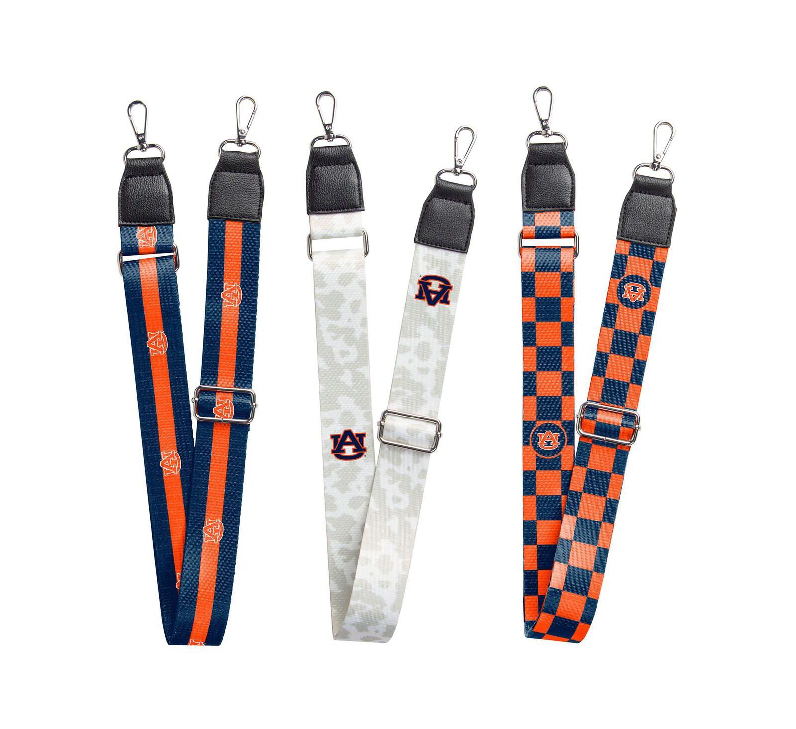 Logo Brands Auburn Tigers Bag Strap Set, 3-Pack
