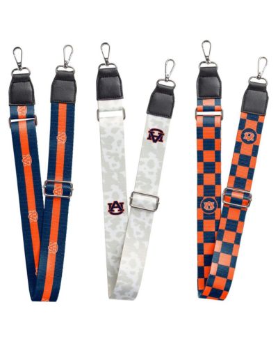 Набор ремешков для сумок Logo Brands Auburn Tigers, 3 шт.