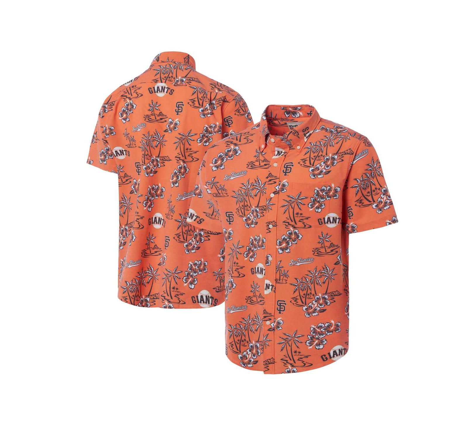 Мужская рубашка Reyn Spooner San Francisco Giants Kekai Button-Down, оранжевая