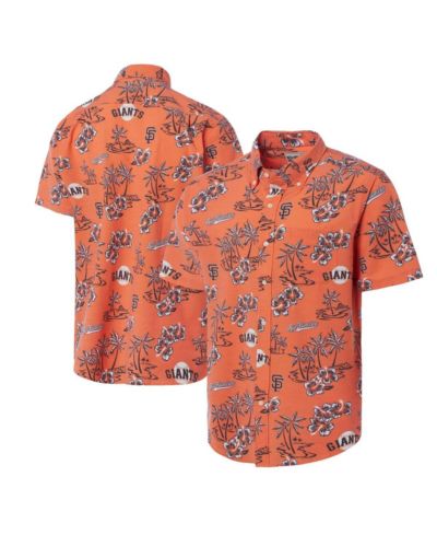 Мужская рубашка Reyn Spooner San Francisco Giants Kekai Button-Down, оранжевая