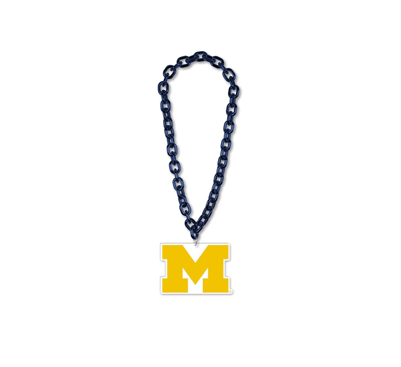 Ожерелье Wincraft Michigan Wolverines Big Chain Logo